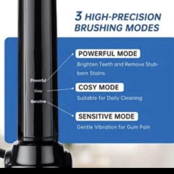 Souwing Electric Toothbrush with Smart Timer Dupont Bristle Waterproof NEW - Picture 12 of 12